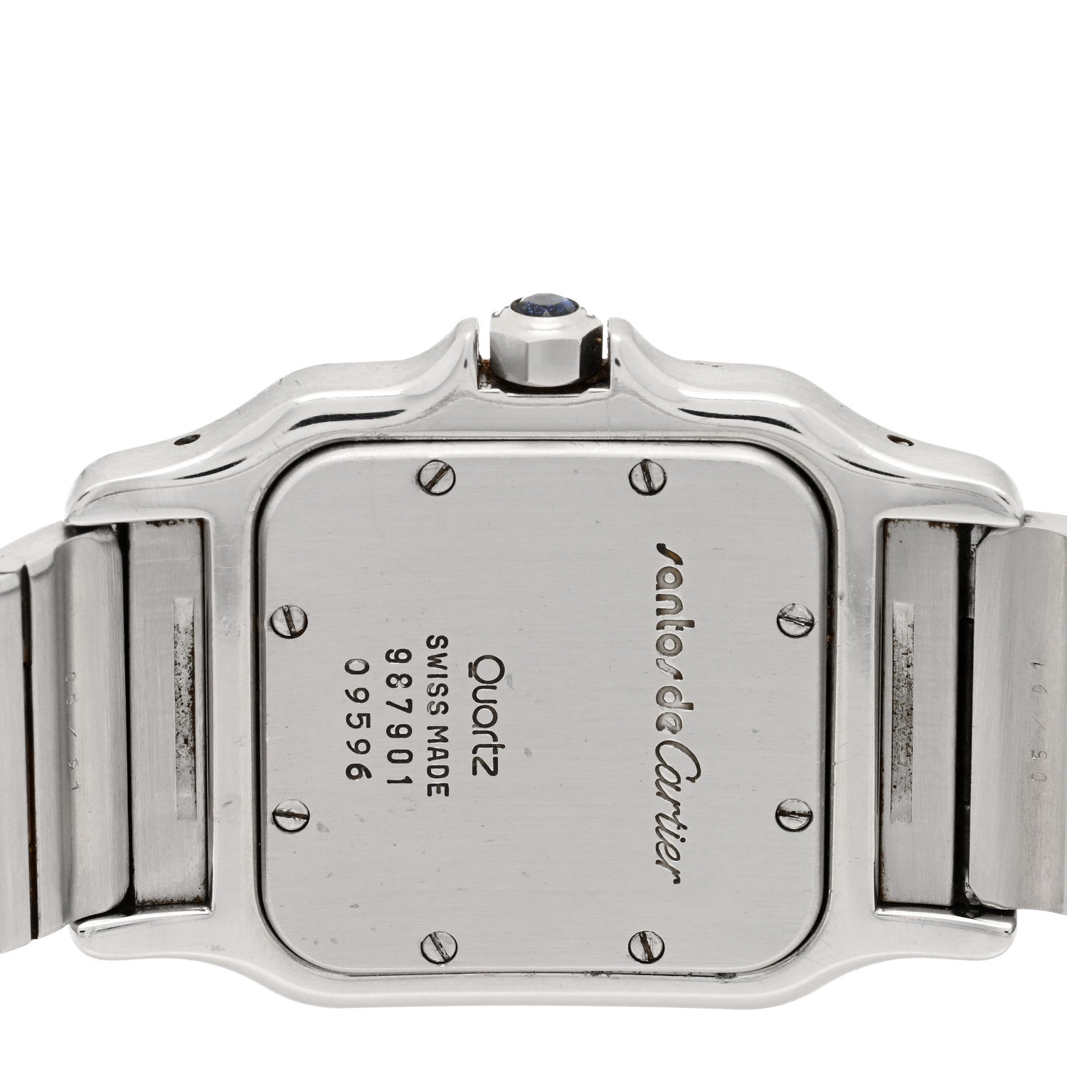 Cartier Stainless Steel 29mm Santos De Cartier Galbee Quartz Watch 4 of 4