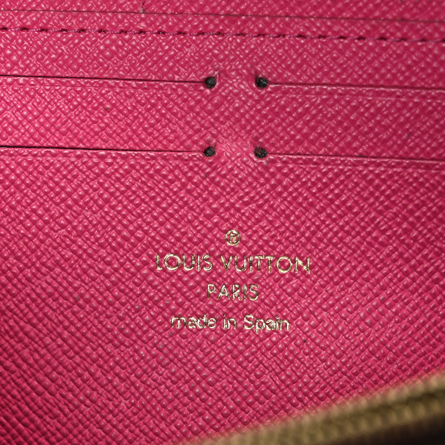 Louis Vuitton Monogram Bloom Flower Clemence Wallet Fuchsia 6 of 10