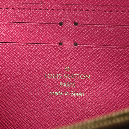 Louis Vuitton Monogram Bloom Flower Clemence Wallet Fuchsia 6 of 10