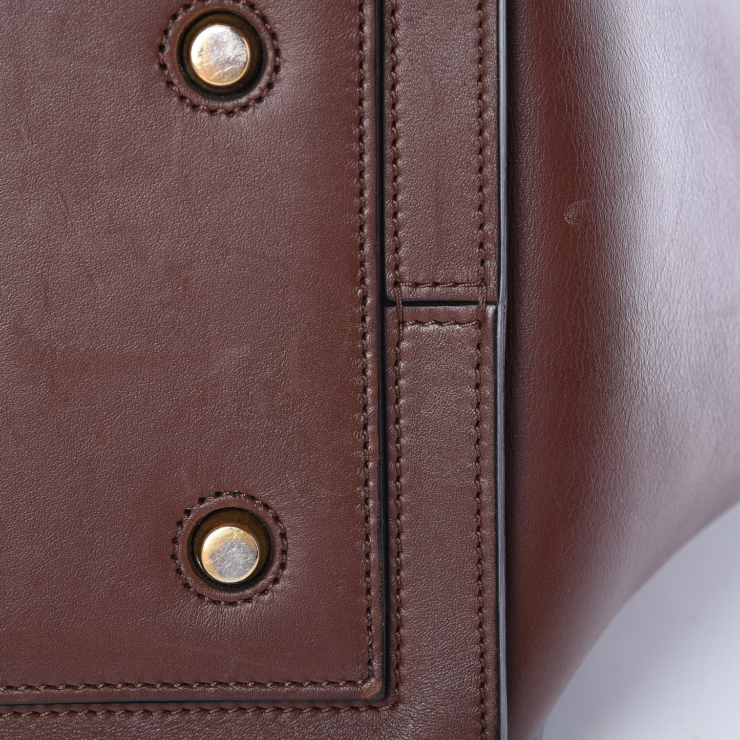 Natural Calfskin Medium Tie Knot Tote Acajou