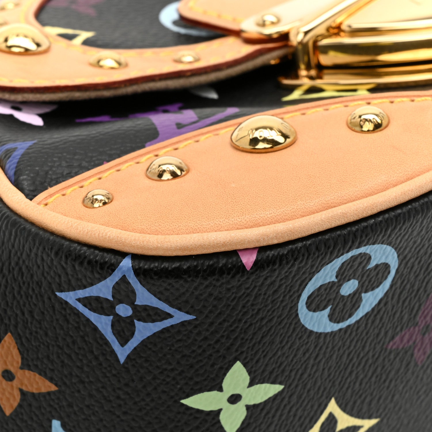 Louis Vuitton Monogram Multicolor Marilyn Black 10 of 14