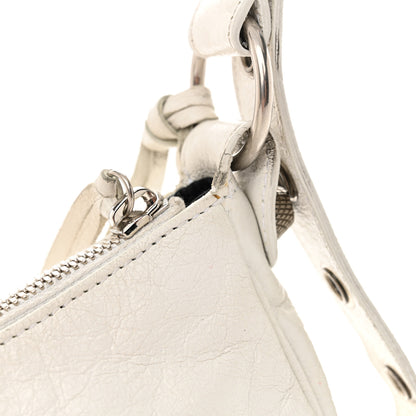 Balenciaga Agneau Arena Le Cagole Shoulder Bag XS Optic White 15 of 16