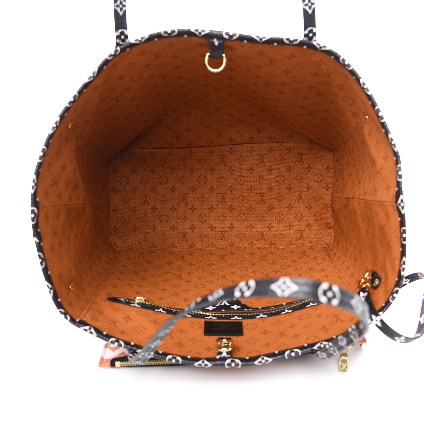 Monogram Giant Crafty Neverfull MM Creme Caramel