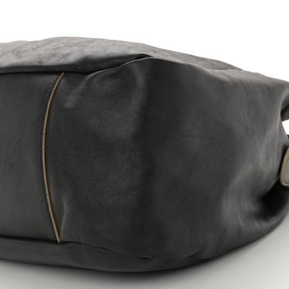 Chanel Lambskin Large Edgy Hobo Black 10 of 14