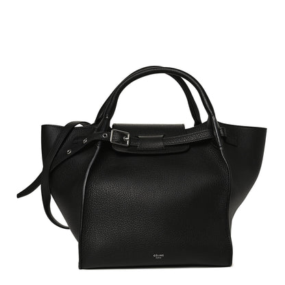 Celine Supple Grained Calfskin Small Long Strap Big Bag Black 1 of 13