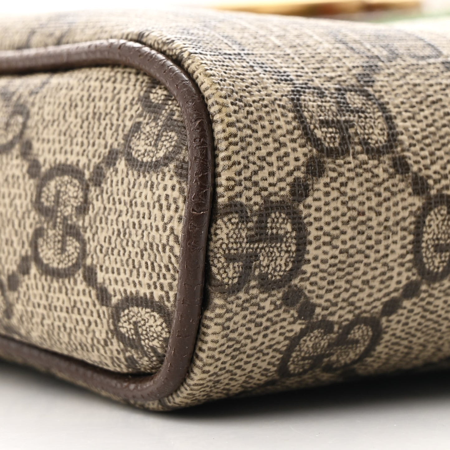 GG Supreme Monogram Web Small Ophidia Messenger Bag Brown