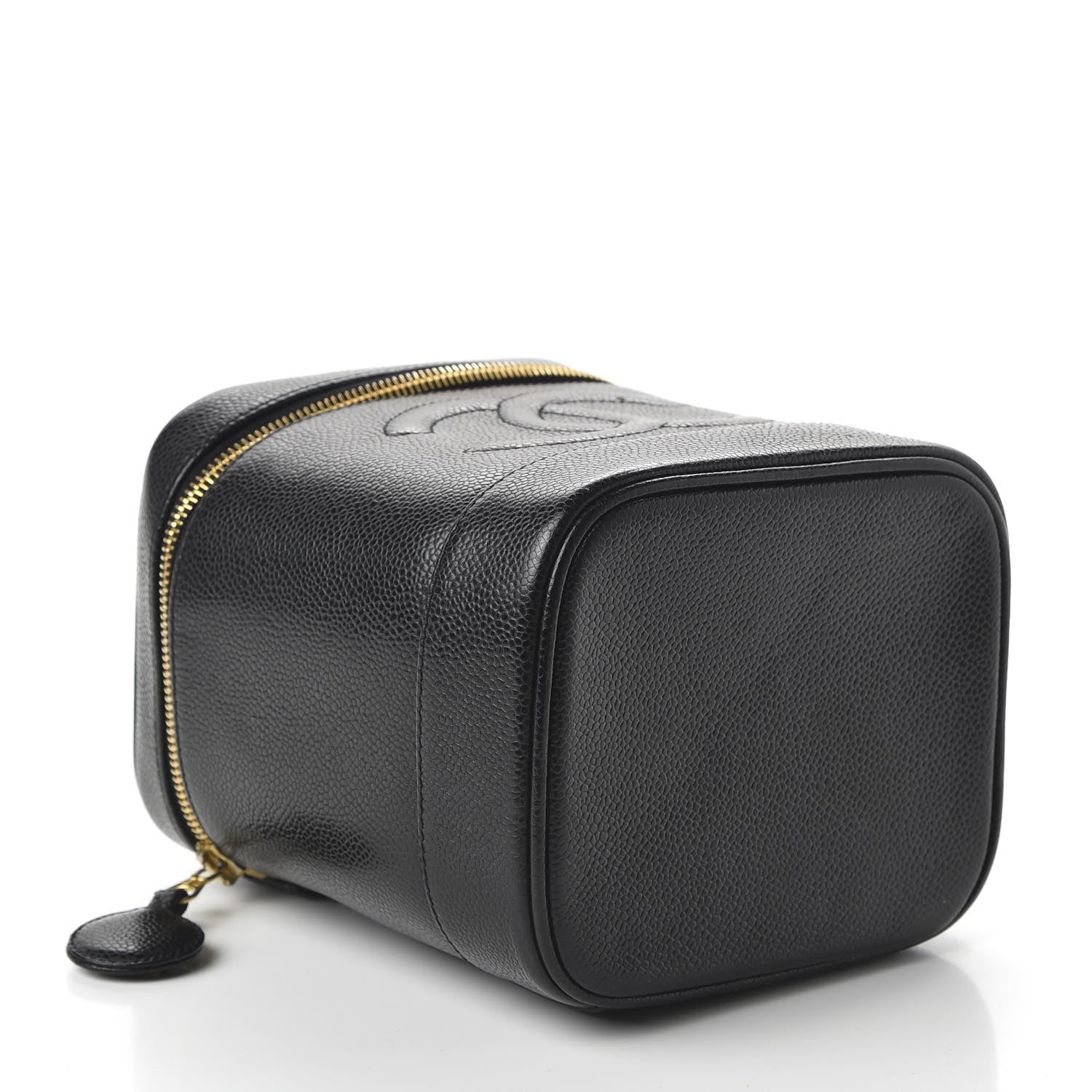 Chanel Caviar Vanity Cosmetic Case Black 4 of 14