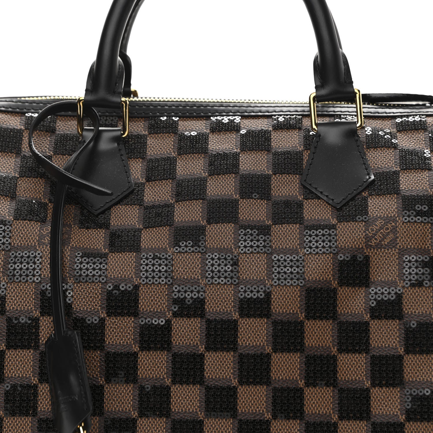 Louis Vuitton Damier Paillettes Speedy 30 Black 8 of 14