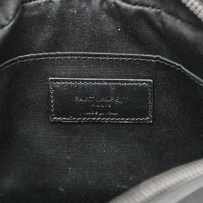 Saint Laurent Calfskin Matelasse Monogram Lou Camera Bag Black 6 of 10