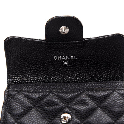 Chanel Caviar Quilted Flap Card Holder Black 7 of 11