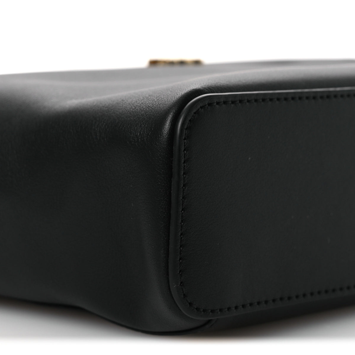 Supple Calfskin Rectangle Bag Black