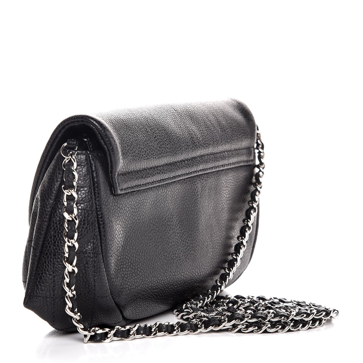 Caviar Half Moon Wallet On Chain WOC Black