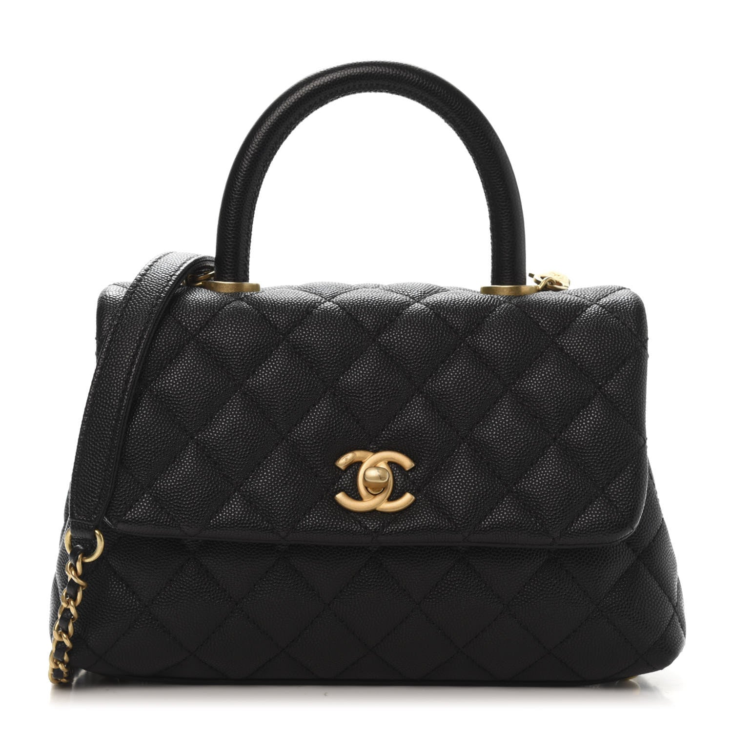 Chanel Caviar Quilted Mini Coco Handle Flap Black 1 of 10