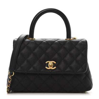Chanel Caviar Quilted Mini Coco Handle Flap Black 1 of 10