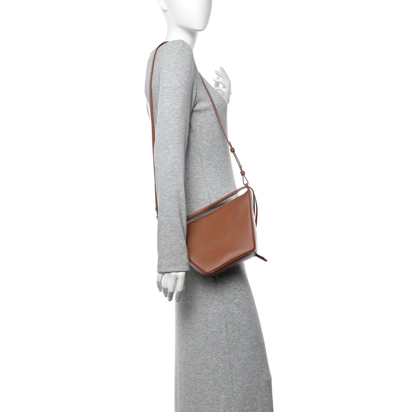 Calfskin Mini Hammock Hobo Tan