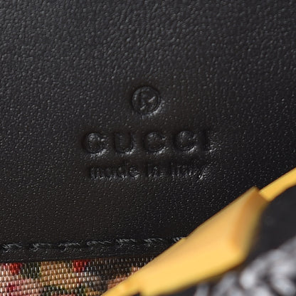 Gucci Patent Rubber Game Patch Logo Wrist Bag Black 6 of 7
