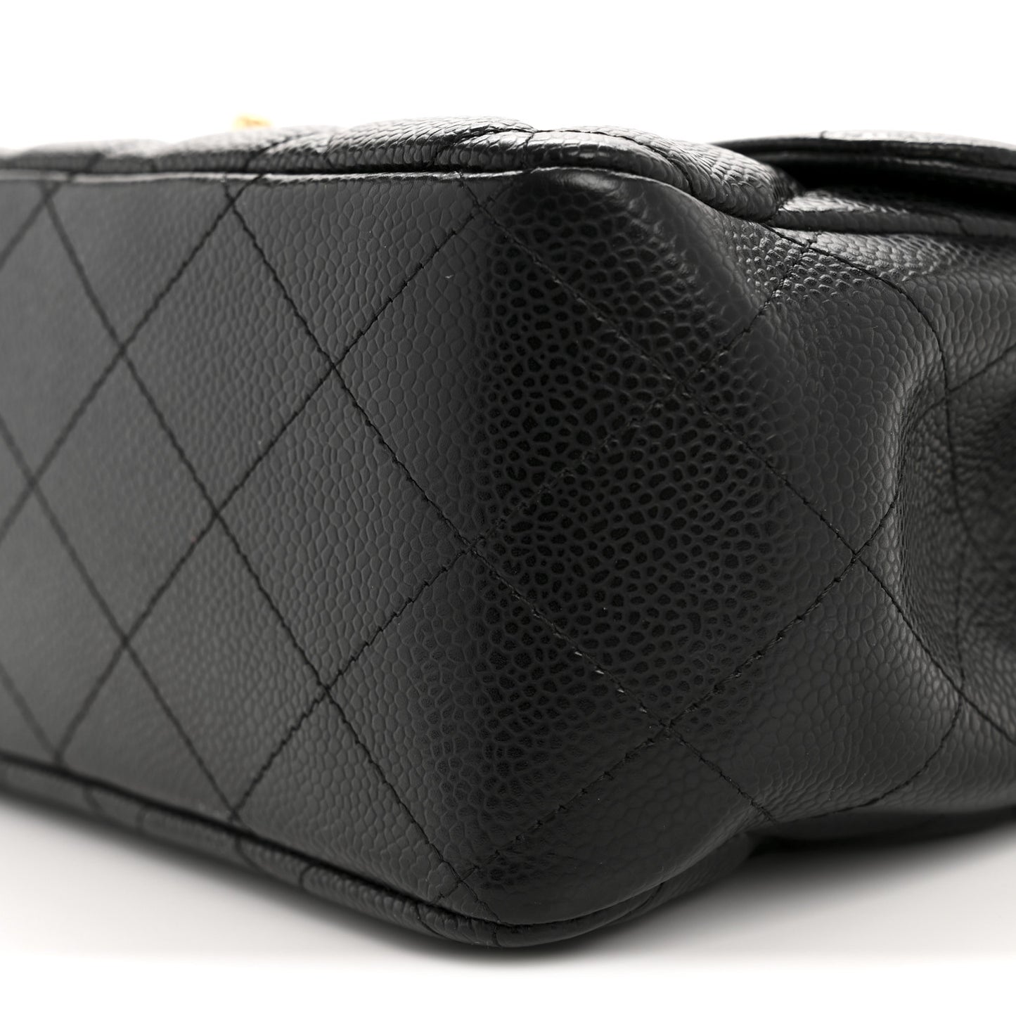Caviar Quilted Jumbo Single Flap Black