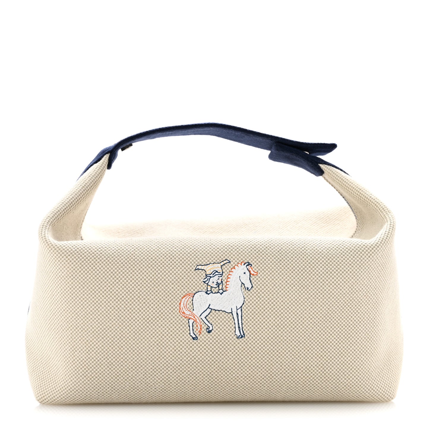 Canvas Large Bride-A-Brac Cabriole Case Gris Perle