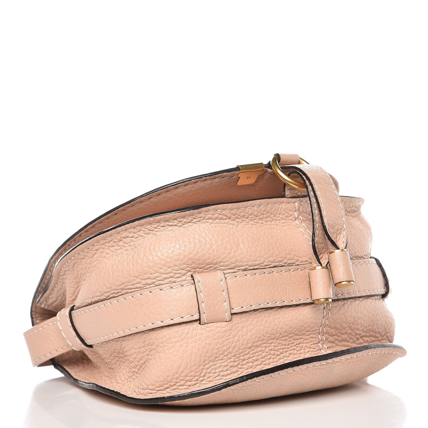 Chloe Calfskin Mini Marcie Round Crossbody Bag Blush Nude 4 of 8
