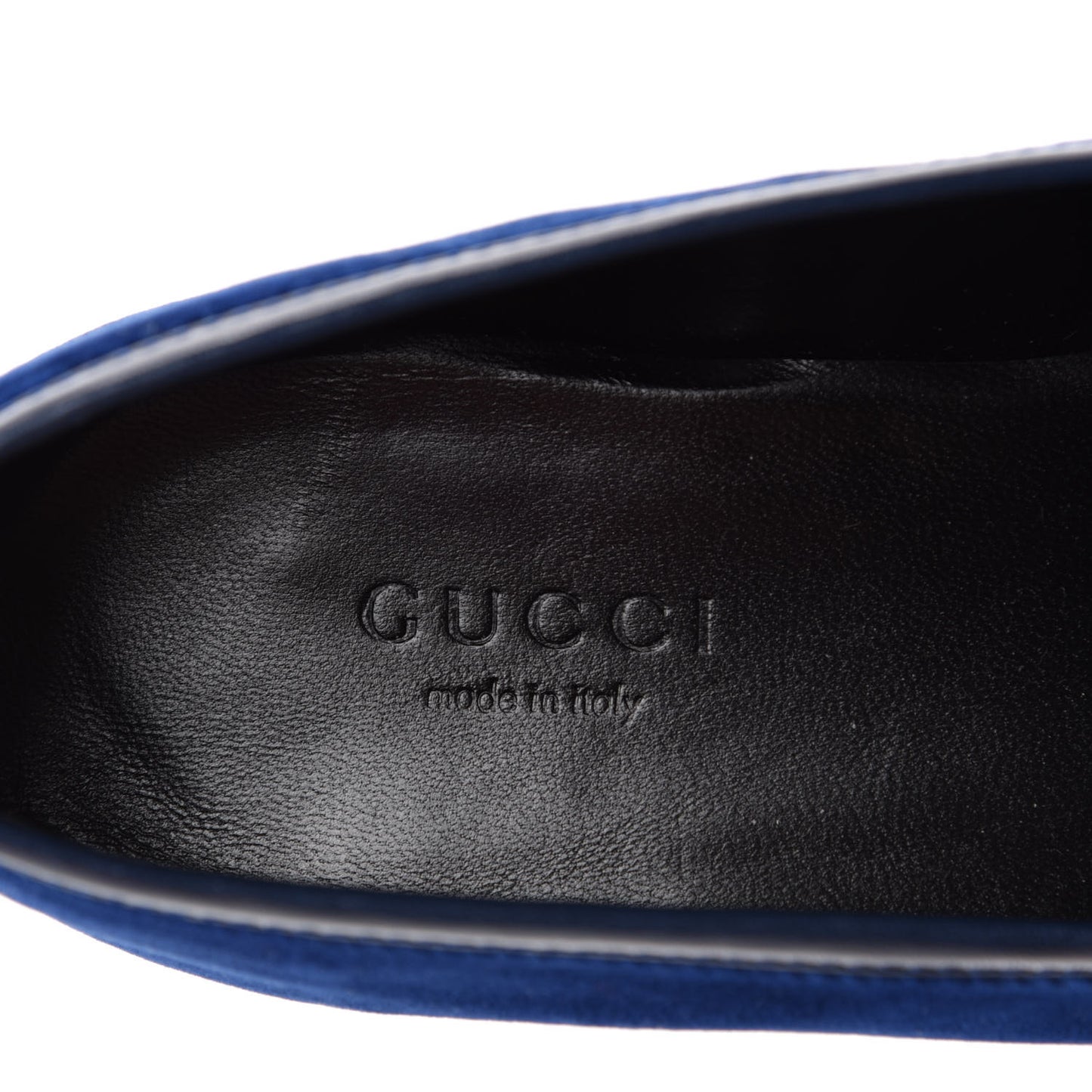 Velvet Horsebit Womens Jordaan Loafers 35.5 Blue Cobalt