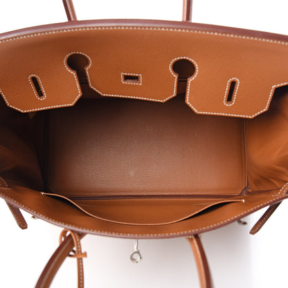 Hermes Epsom Birkin 35 Toffee 7 of 35