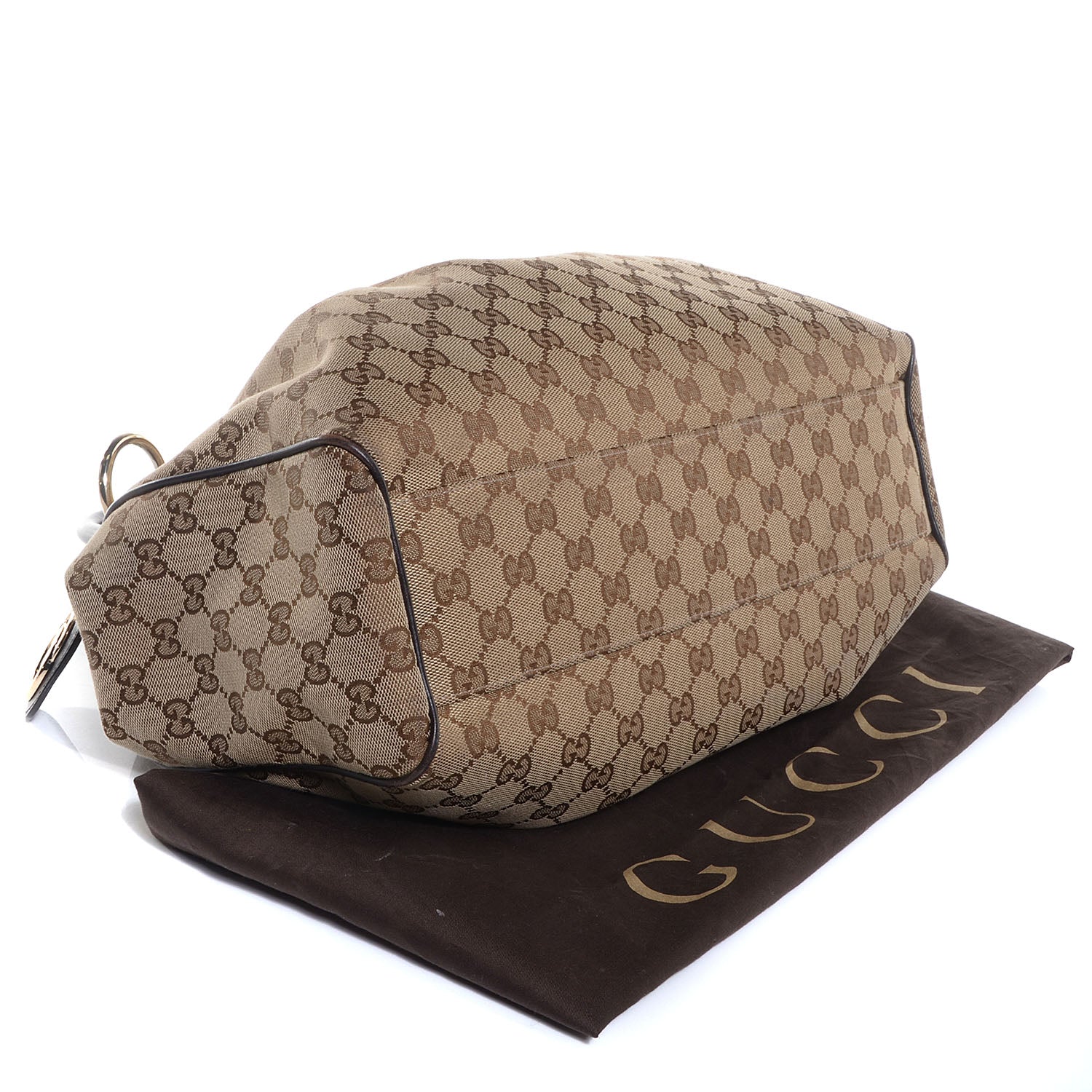 Gucci Monogram Medium Sukey Tote Dark Brown 4 of 7