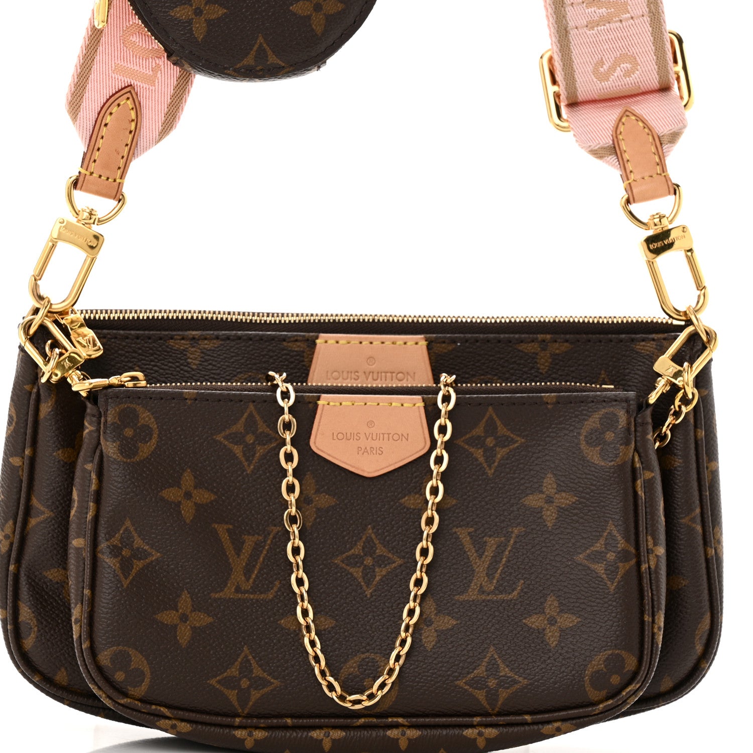 Louis Vuitton Monogram Multi Pochette Accessories Rose Clair 8 of 13