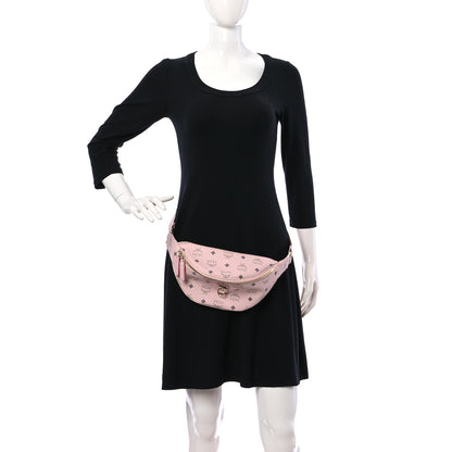 MCM Visetos Medium Fursten Belt Bag Pink 2 of 9