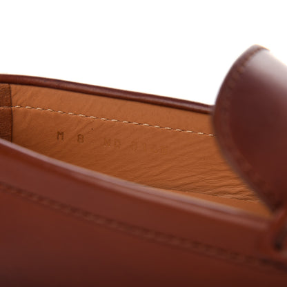 Louis Vuitton Smooth Calfskin Hockenheim Moccasin Loafers 8 Brown 10 of 10