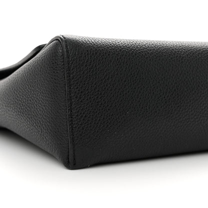 Burberry Grainy Calfskin Vintage Check Note Crossbody Bag Black 8 of 13