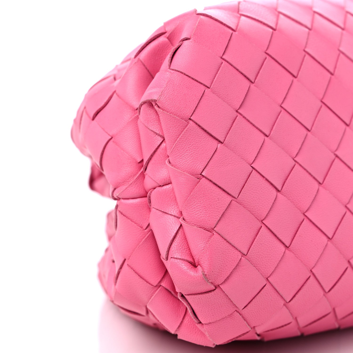Bottega Veneta Nappa Maxi Intrecciato The Pouch Oversized Clutch Pink 7 of 11