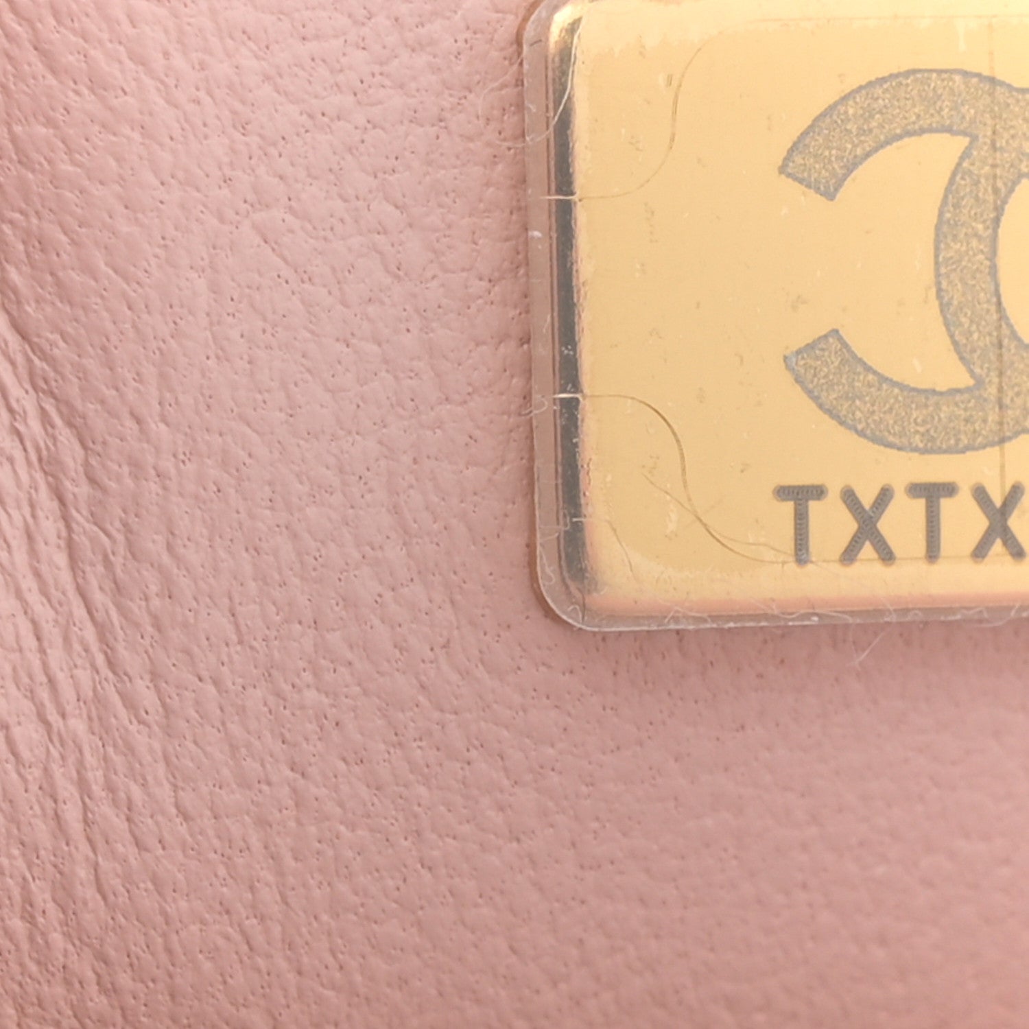 Chanel Shiny Lambskin Quilted Golden Links Top Handle Flap Light Pink 7 of 11