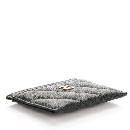 Chanel Caviar Quilted Card Holder Black 4 of 8