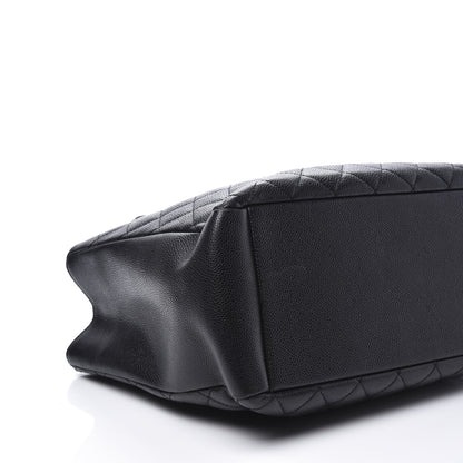 Chanel Caviar Quilted Grand Shopping Tote GST Black 5 of 10