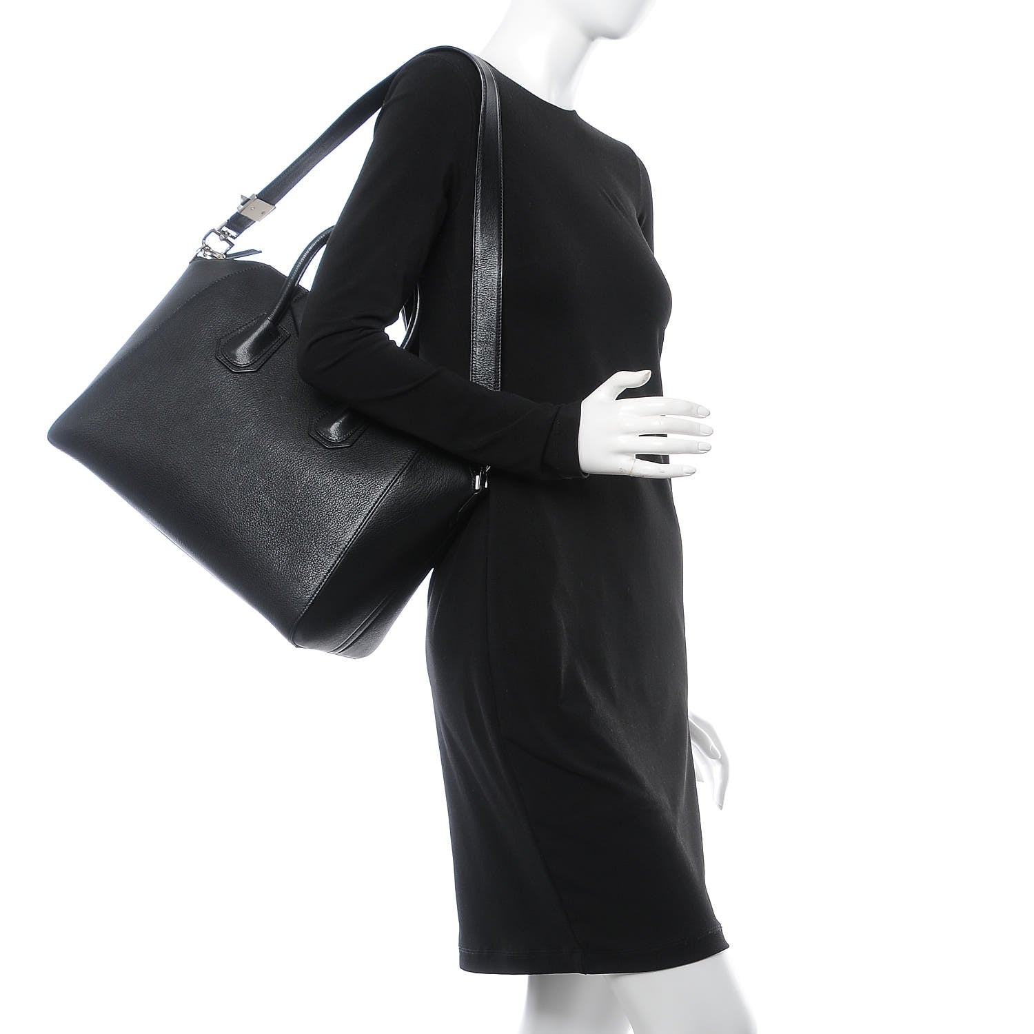 Givenchy Sugar Goatskin Medium Antigona Black 2 of 10