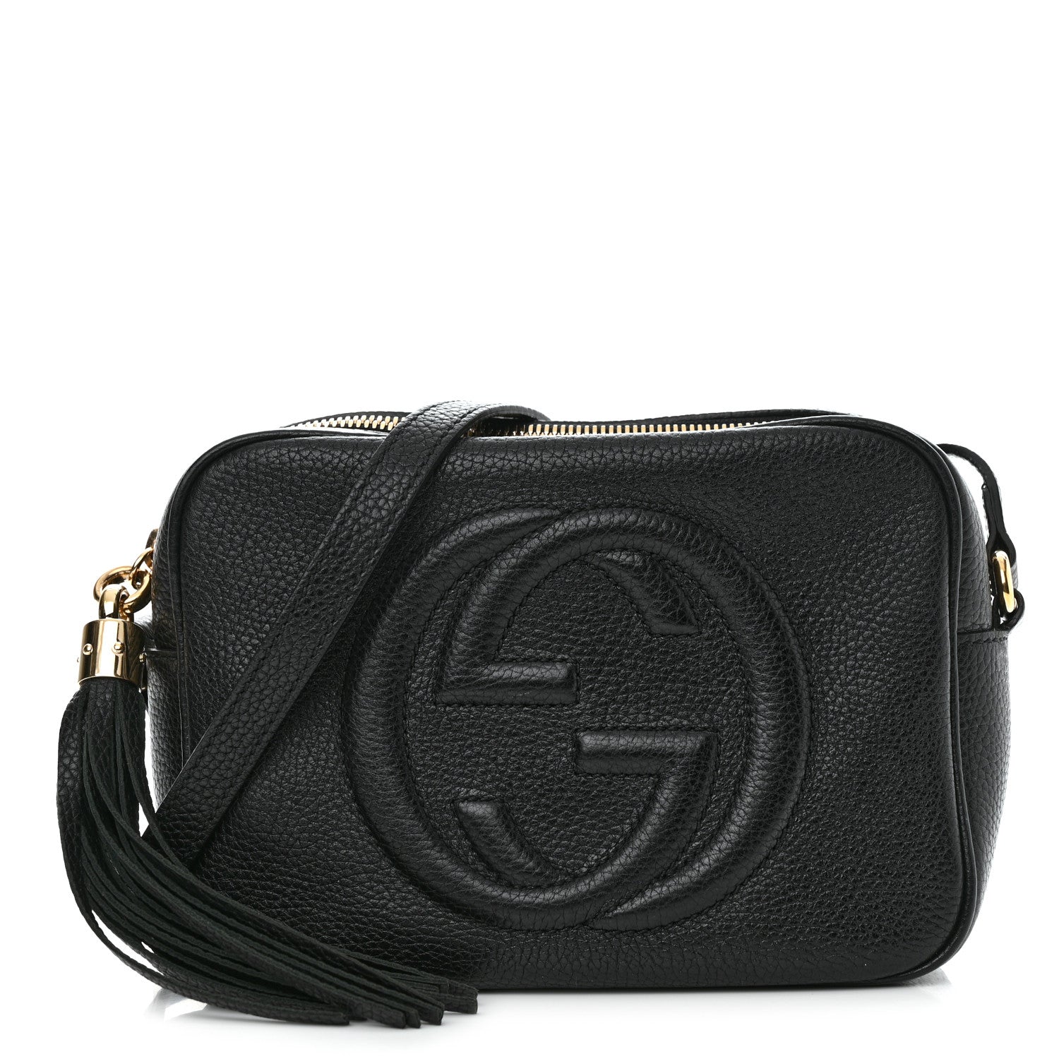 Gucci Pebbled Calfskin Small Soho Disco Bag Black 1 of 11