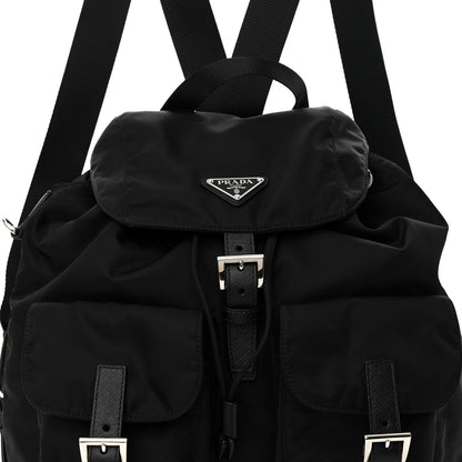 Prada Re-Nylon Tessuto Saffiano Medium Backpack Black 9 of 11