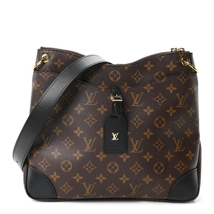 Louis Vuitton Monogram Odeon MM Black 1 of 9