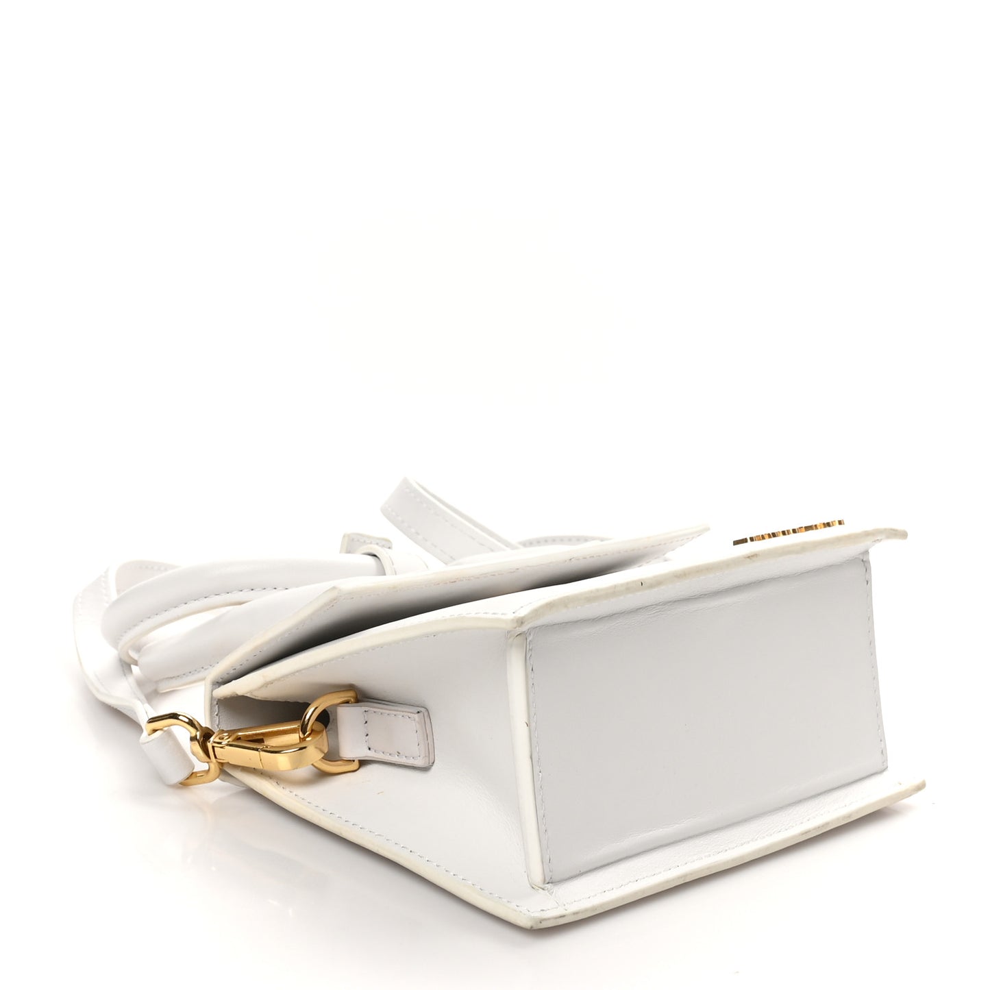 Smooth Calfskin Le Chiquito Noeud White