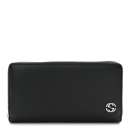 Gucci Calfskin GG Zip Around Wallet Black 1 of 10