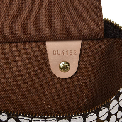 Louis Vuitton Monogram Kusama Town Speedy 30 White 6 of 11