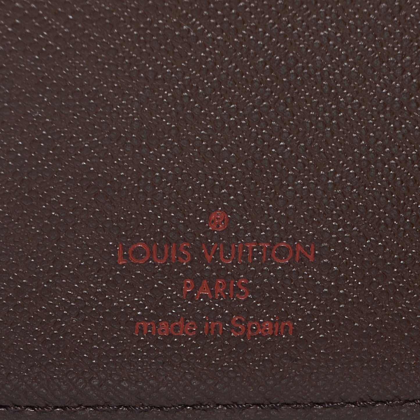Damier Ebene Small Ring Agenda Cover