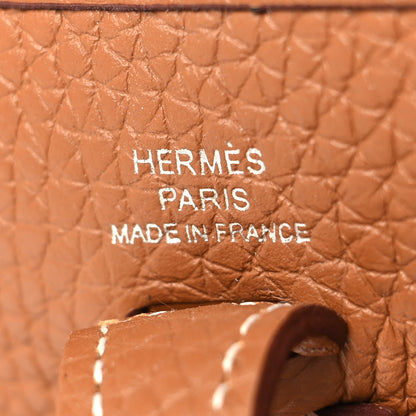 Hermes Taurillon Clemence Evelyne TPM Gold 6 of 11