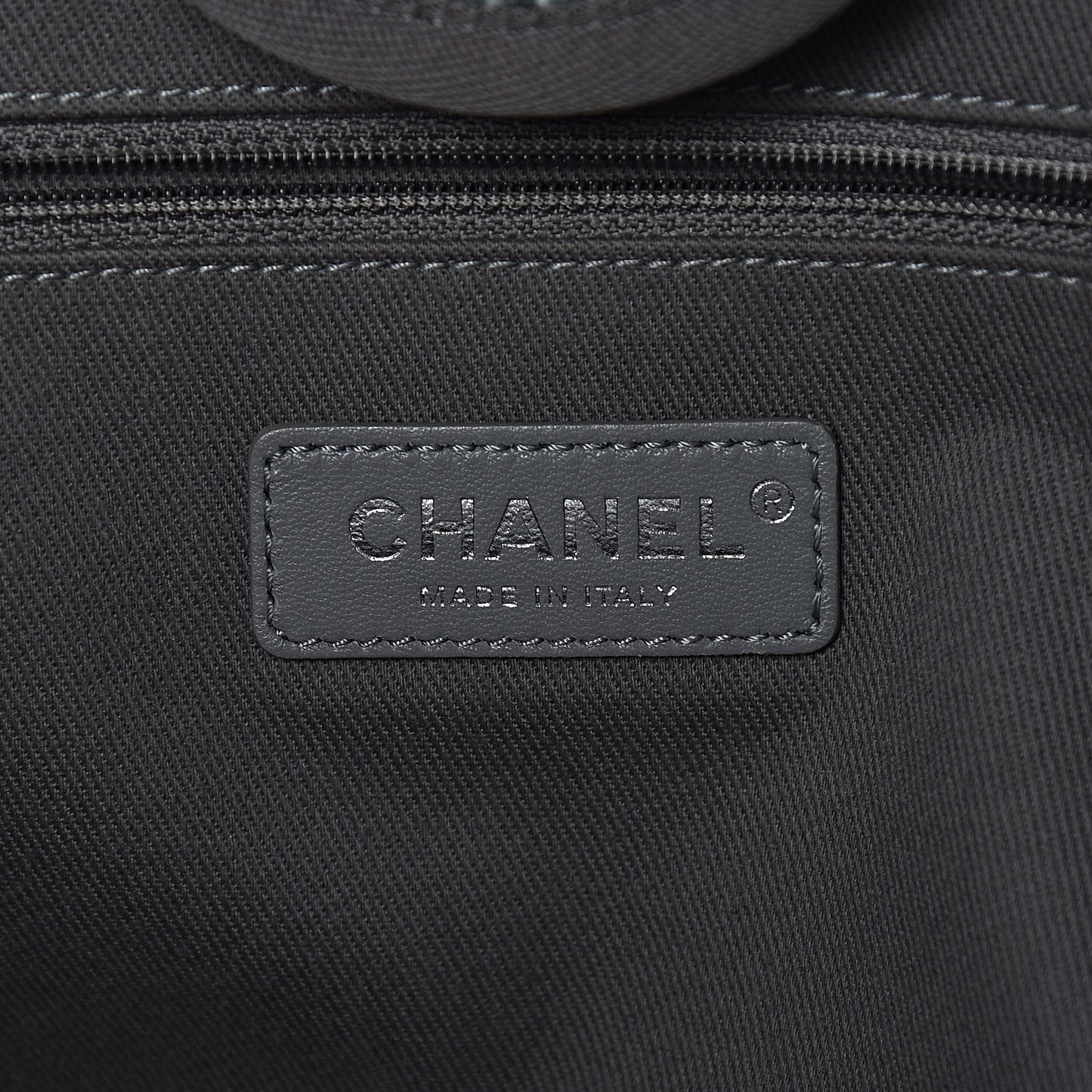 Canvas Large Deauville Tote Grey