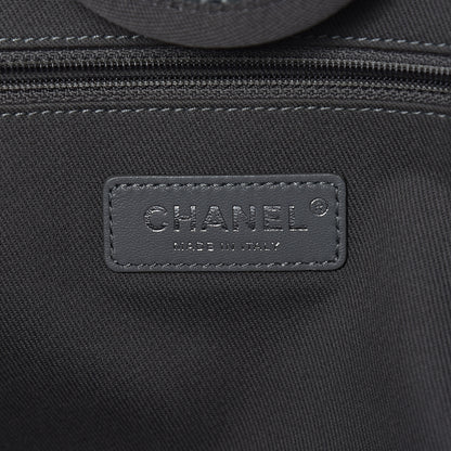 Chanel Canvas Large Deauville Tote Grey 6 of 10