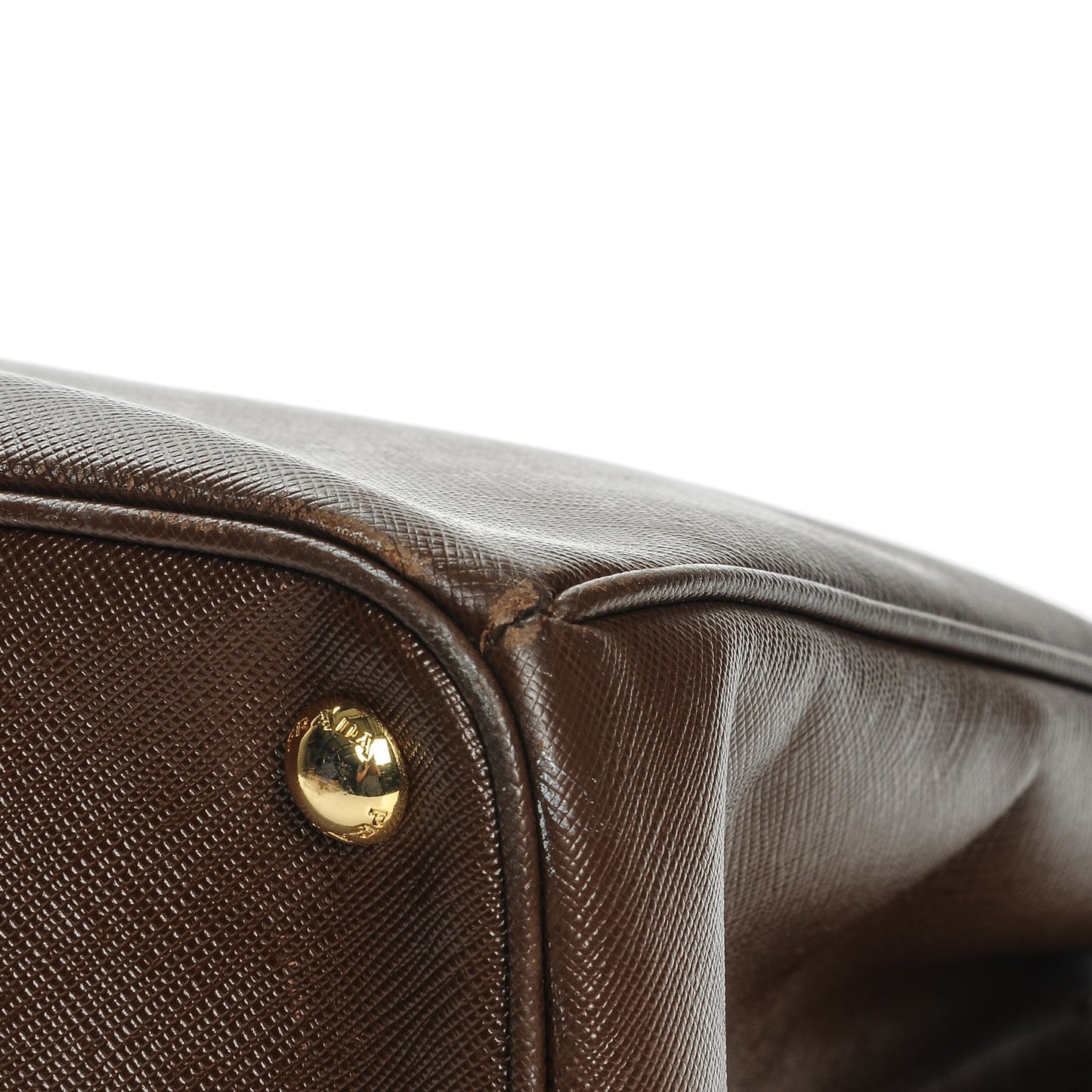 Saffiano Lux Extra Large Galleria Double Zip Tote Cacao