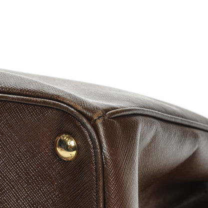 Prada Saffiano Lux Extra Large Galleria Double Zip Tote Cacao 7 of 12
