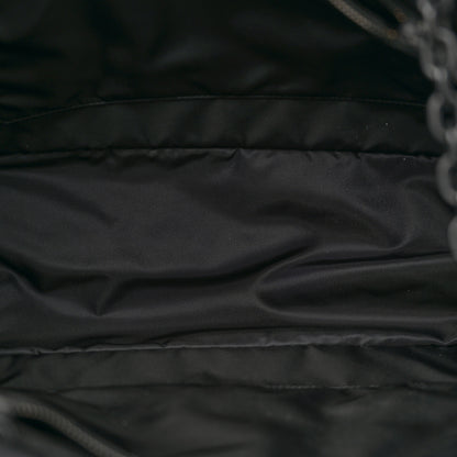 Prada Tessuto Nylon Chain Tote Black 5 of 9