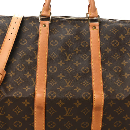 Louis Vuitton Monogram Keepall Bandouliere 55 7 of 12