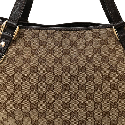 Gucci Monogram Medium Abbey Shoulder Bag Dark Brown 14 of 19
